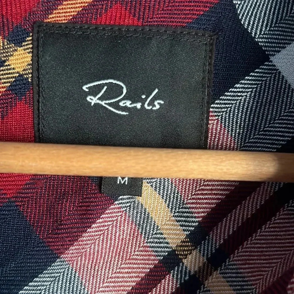 Rails Hunter Shirt Merlot Navy Gold - Picture 7 of 12